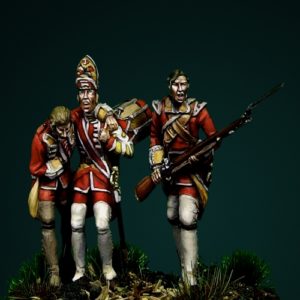 Braddock’s Defeat at Monongahela I - 28mm miniature - Oniria Miniatures